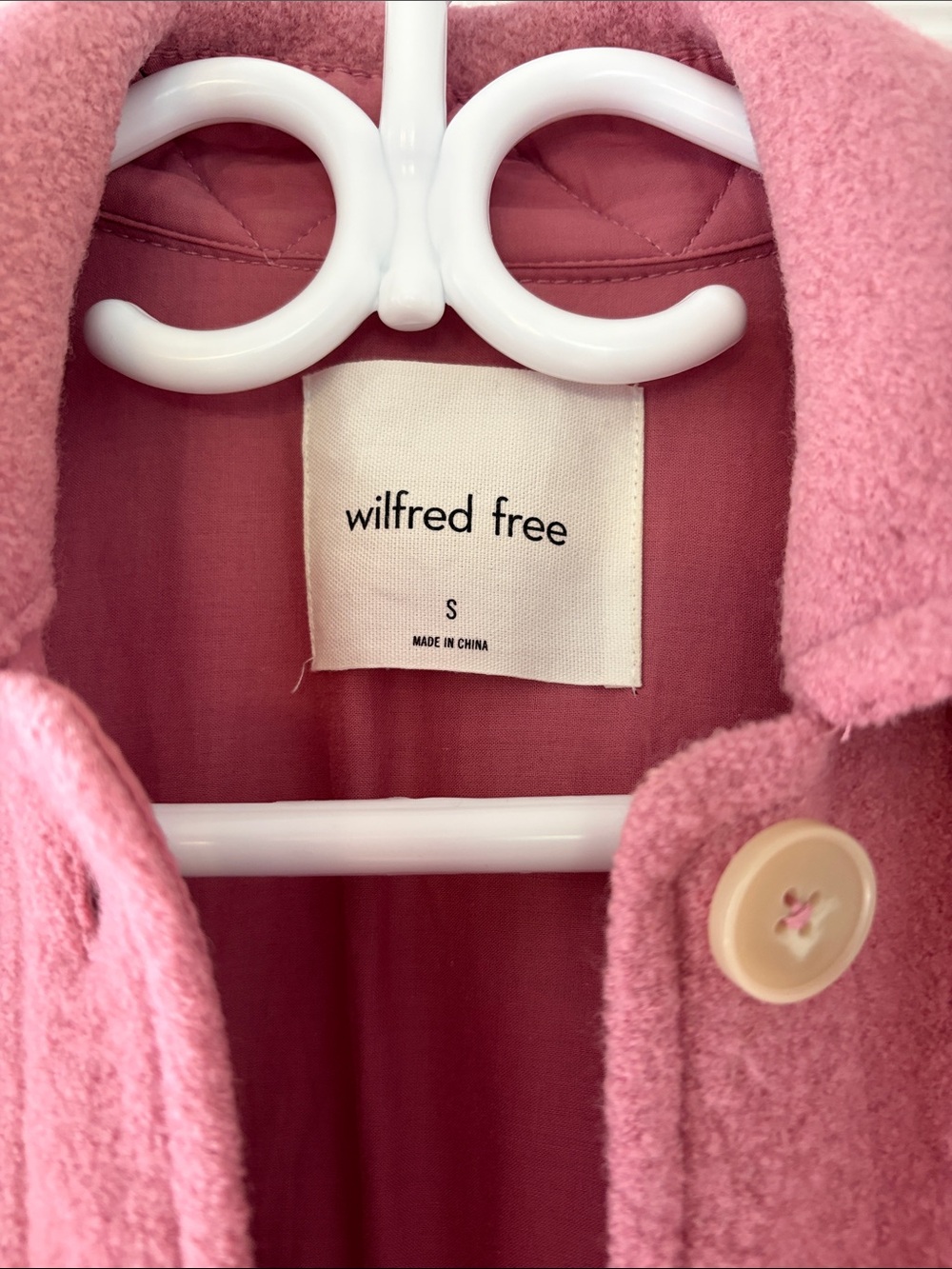 Wilfred Pink Wool Ganna Jacket - Picture 2 of 4